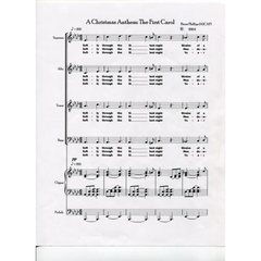 awaysheetmusic digital Acapella Christmas songs: choir with organ: A Christmas Anthem