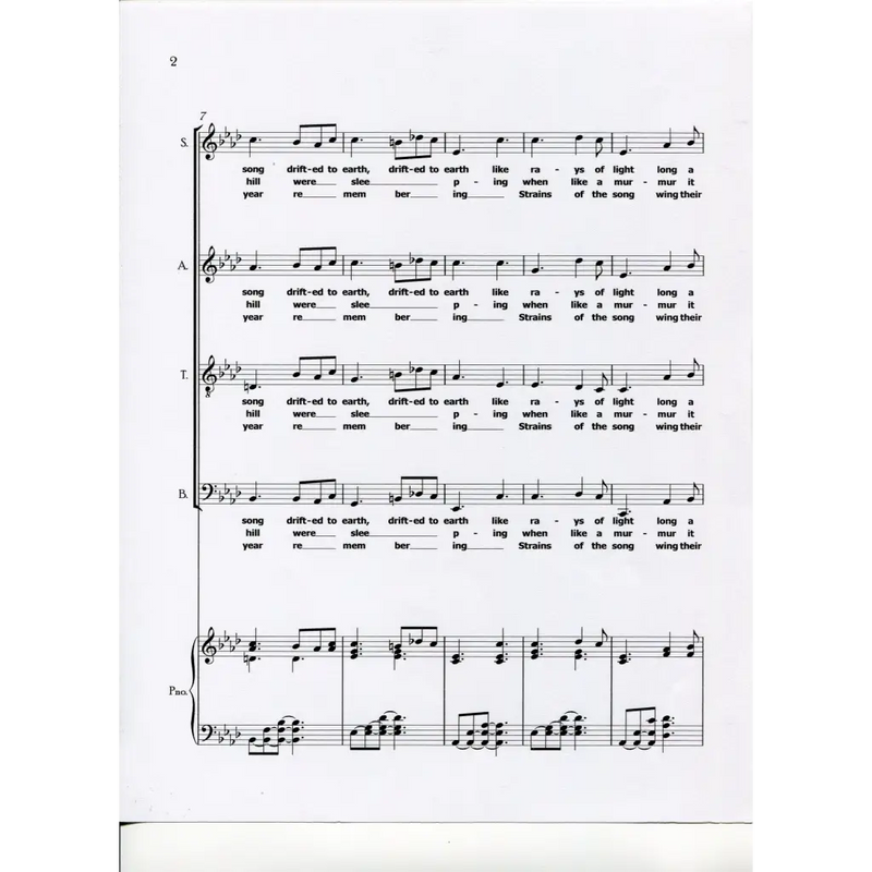 awaysheetmusic digital Acapella Christmas songs: choir with piano: A Christmas Anthem
