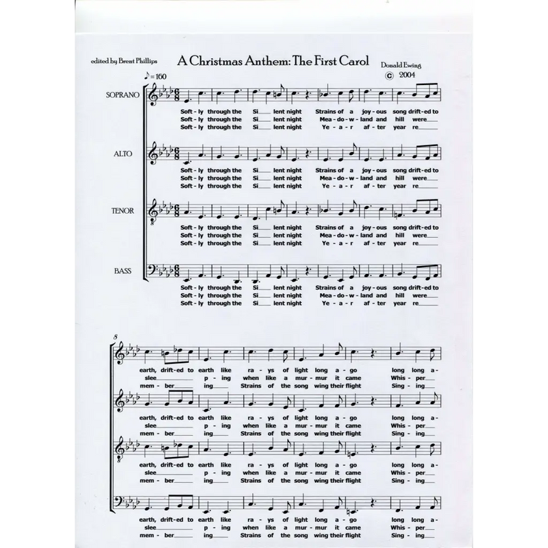 awaysheetmusic digital Acapella Christmas songs: choir: A Christmas Anthem