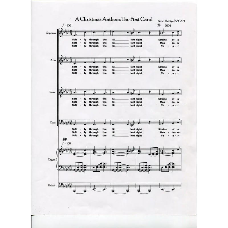 Acapella Christmas songs: A Christmas Anthem – Awaysheetmusic