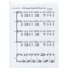 awaysheetmusic digital Acapella Christmas songs: choir with piano: A Christmas Anthem