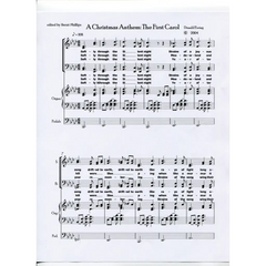 awaysheetmusic digital Christmas sheet music: two voice choir with organ:  A Christmas Anthem
