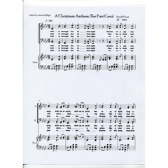 awaysheetmusic digital Christmas sheet music: two voice choir with piano: A Christmas Anthem
