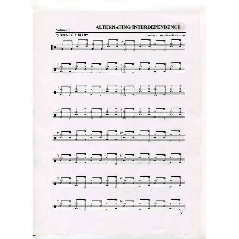 awaysheetmusic digital Drum kit sheet music: "Shuffles" Vol. 5