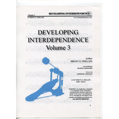 awaysheetmusic digital Drum music sheets: Interdependence: Vol. 3