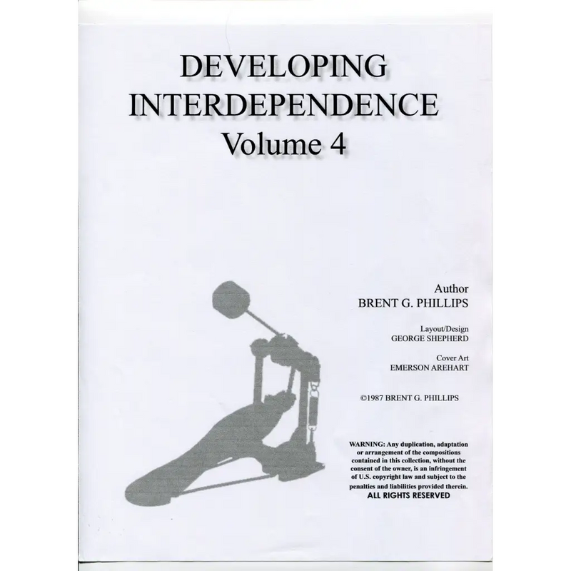 awaysheetmusic digital Drum sheet music:  Interdependence: Vol. 4