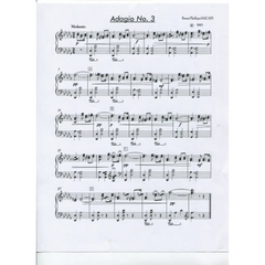 awaysheetmusic digital Piano sheet music:   Adagio No. 3